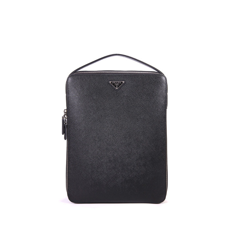 prada 2020新款男女同款牛皮电脑包 FLOX海外双肩背包