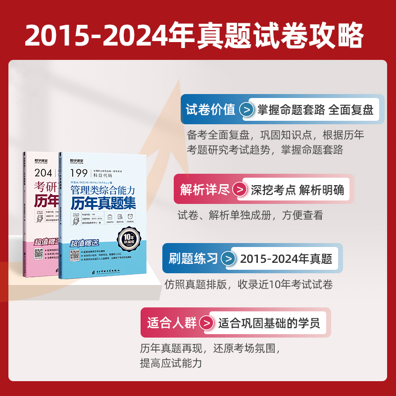 真题卷+冲刺卷】管理类联考全套刷题28册199管理类联考真题 冲刺预测押题试卷MBA联考在职研究生管理类综合能力 MPAcc MPA 都学 - 图0