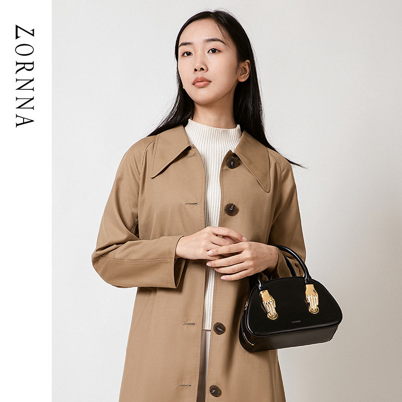 zornna黑金原创设计师品牌感贝壳包 zornna女士包袋