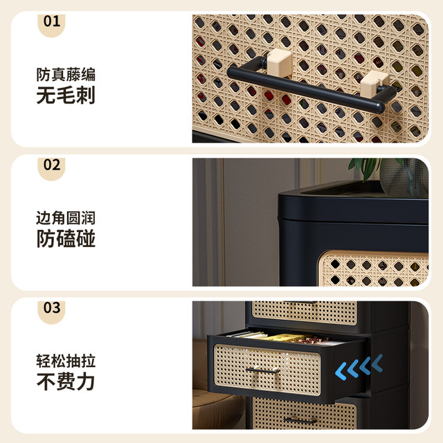 Medium-old storage cabinets with multiple layers without installation and classification storage
