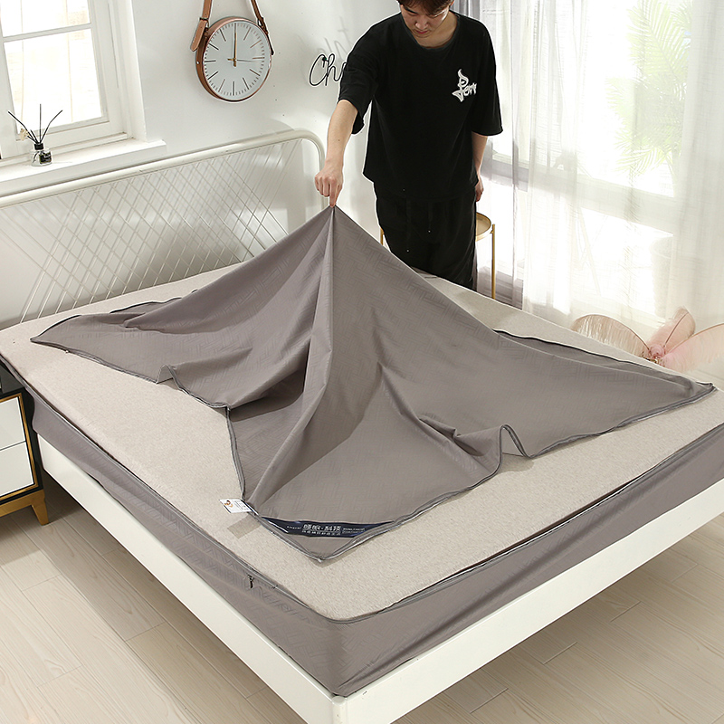 六面全包床笠单件防滑固定防尘床罩乳胶席梦思床垫保护床套拉链式