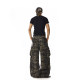 American retro camouflage overalls for men and women