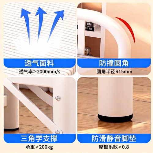 折叠床单人便携家用出租房午睡简易办公室午休陪护1.2米硬板小床 - 图3