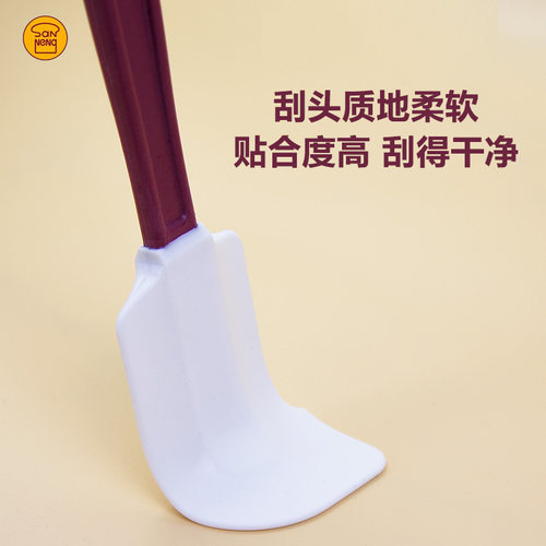 三能硅胶刮刀烘焙橡皮刮刀家用软刮刀耐高温搅面糊搅拌刮刀 - 图3