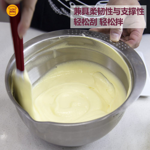 三能硅胶刮刀烘焙橡皮刮刀家用软刮刀耐高温搅面糊搅拌刮刀 - 图2