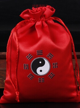 红色结婚绒布袋锦囊小福袋抽绳束口袋饰品包装袋子珠宝首饰袋福袋