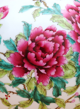 景德镇陶瓷器大号新中式艺术品花瓶工艺品客厅摆件玄关别墅装饰品