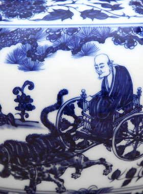 傲世瓷业高白仿古下山元青花