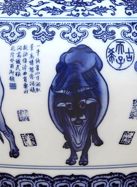 傲世高白珐琅彩青花瓷