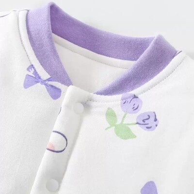 宝宝秋冬季夹棉加厚保暖棉服套装