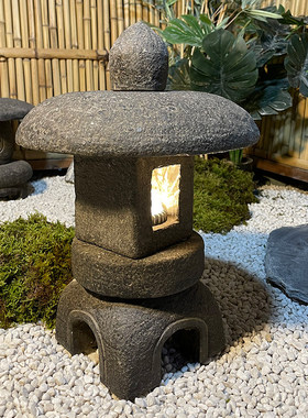石灯笼日式庭院灯中头灯
