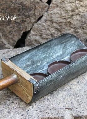 孤品复古做旧烛台多肉创意摆件