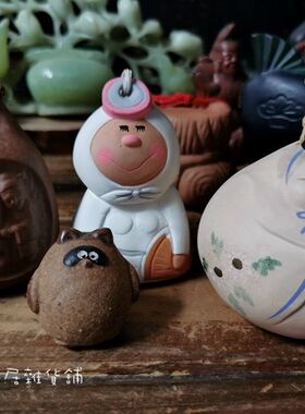 壁饰庭院复古日式风人物景观小品