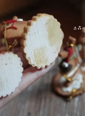 美式乡村风小鹿圣诞树家居装饰