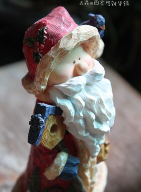 样品彩绘卡通圣诞老人家居装饰