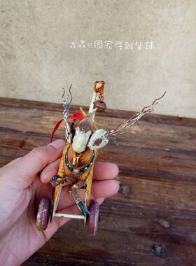 马戏团复古做旧小猫咪装饰摆件