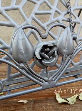 样品镂空复古做旧书架家居装饰