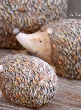 小刺猬儿童房样板间别墅装饰品