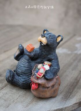 儿童房美式乡村复古可爱风工艺品