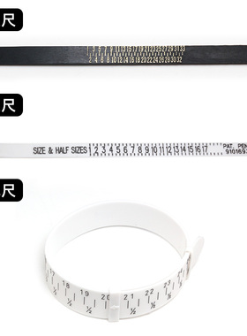 港度测量尺戒指手指尺寸大小号码