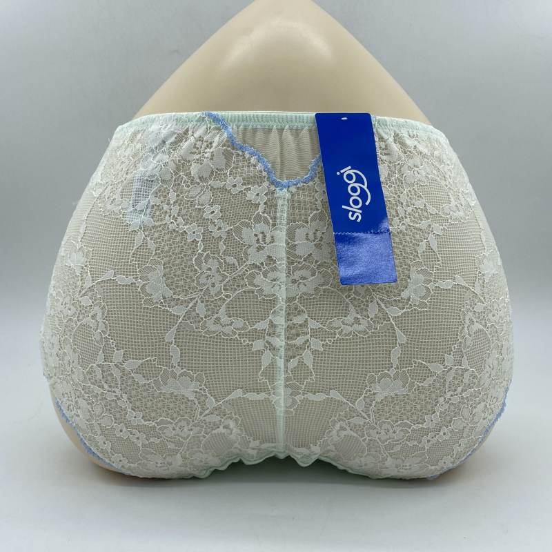 Sloggi女士内裤蕾丝镂空棉质舒适中腰平角小裤87-1894 - 图0