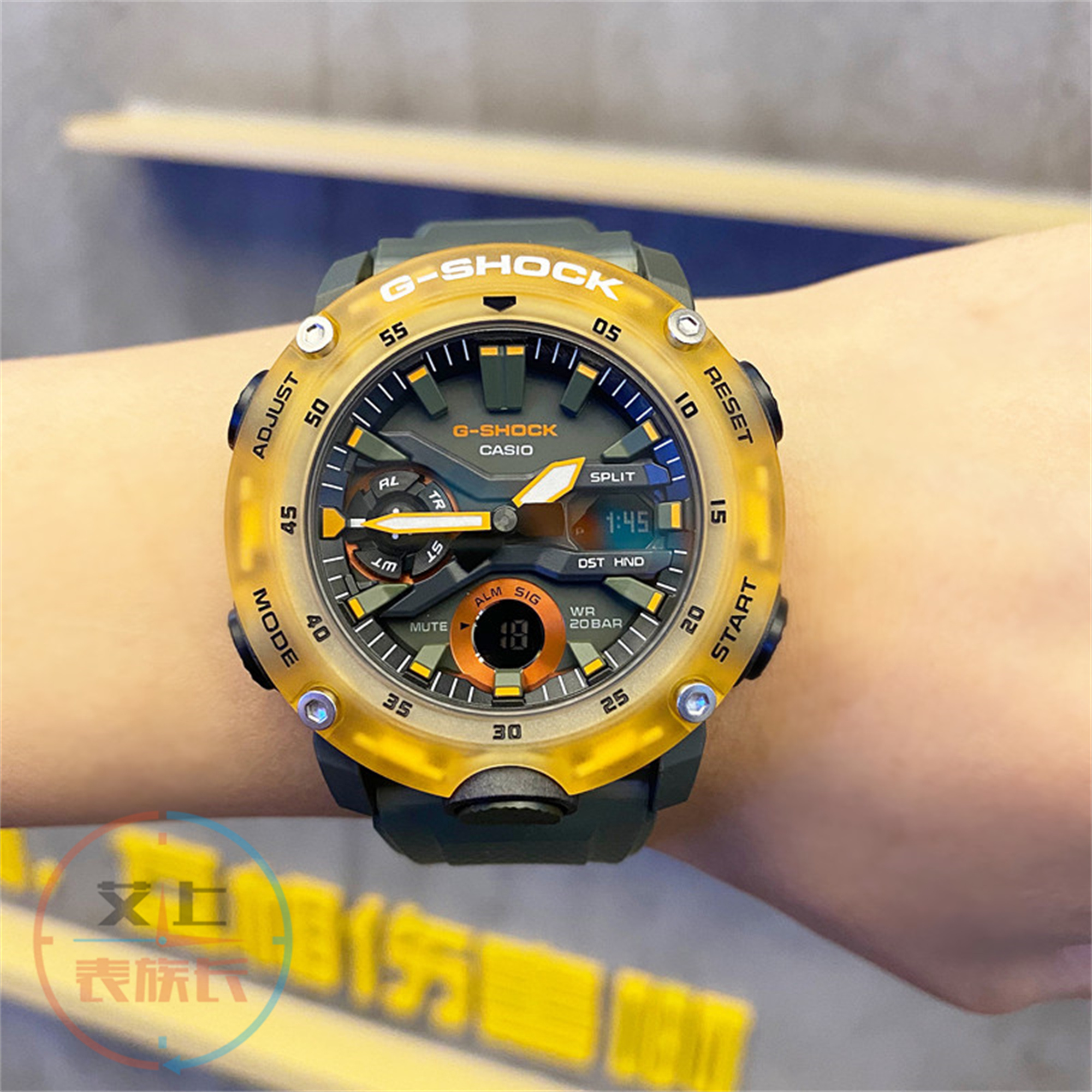 卡西欧G-SHOCK隐藏海岸透明GA-2000HC-7 3 2100HC-2运动防水手表 - 图3