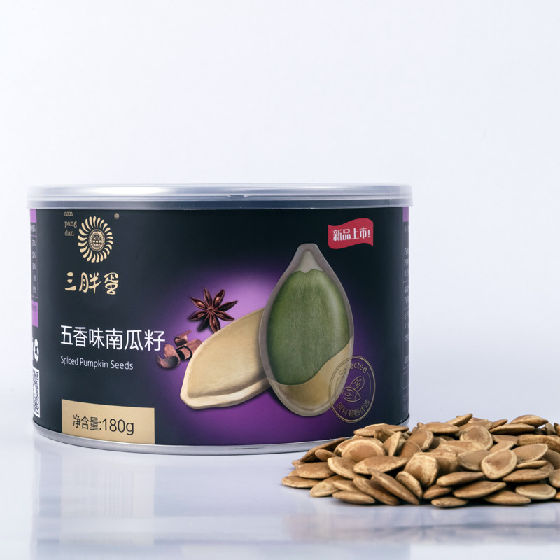 三胖蛋食品旗舰店瓜子纸皮罐装 三胖蛋东翼和际瓜子