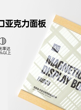 教师简介框架挂墙磁性展示