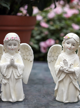 户外庭院园艺树脂欧式风小摆件