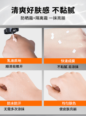 mdoc防晒霜提亮定妆保湿焕白