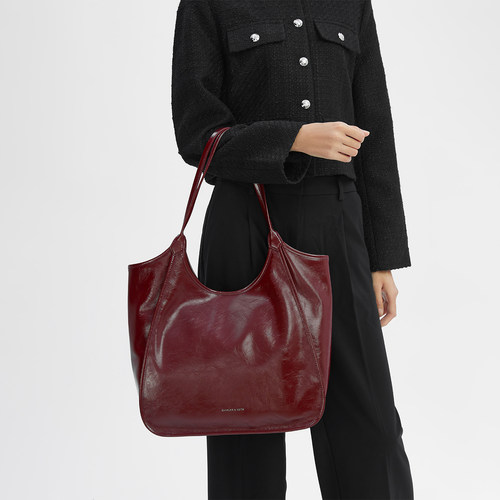 【新年礼物】CHARLES&KEITH女包CK2-30782457柔软褶皱单肩托特包 - 图2