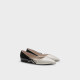 CHARLES&KEITH summer women's shoes CK1-70580247 pointed bow flat ballet shoes for women