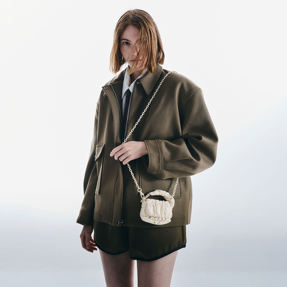 CHARLES&KEITH25秋新款CK6-40271580-1褶皱设计链条迷你包耳机包,淘宝优惠券,粉丝福利购,淘宝优惠卷