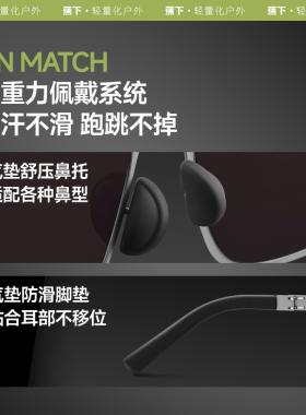 蕉下卡片男折叠墨镜高级感轻薄太阳镜男开车防紫外线偏光镜时尚