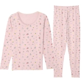 Термобелье, хлопковые штаны, комплект для школьников, хлопковый тонкий свитер, удерживающее тепло нижнее белье, облегающий крой