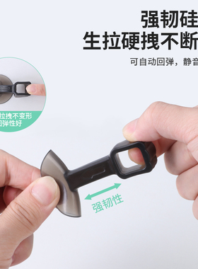 厨房门窗户吸盘固定器静音防撞强力吸附门挡后厨通风缓冲保护门阻
