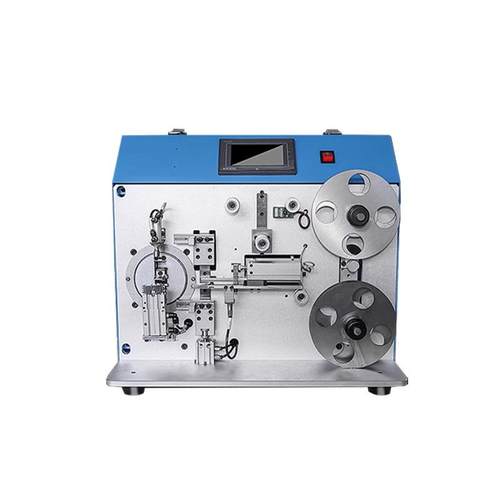 自动线材包铜箔机屏蔽线卷铜箔机裹铜箔数据线缠铜箔缠饶机器 - 图3