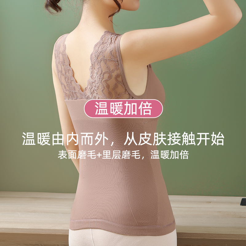 塑身形背心女收腹保暖秋冬加绒加厚紧身免穿文胸强力收小肚子束腰,淘宝优惠券,粉丝福利购,淘宝优惠卷