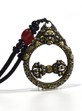 古铜款国风挂件生命之轮挂坠