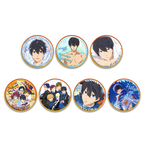 【正版】free!男子游泳部七濑遥周边徽章吧唧合影卡立牌星河动漫 - 图3