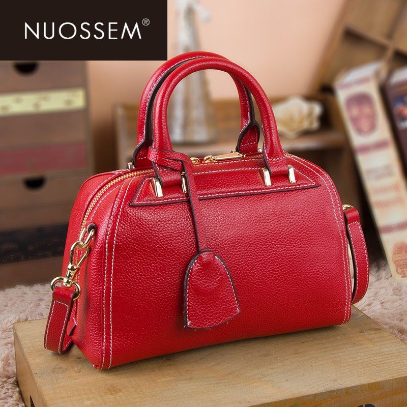 nuossem女2018新款波士顿手提包 诺绅女士包袋