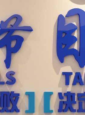 名登企业文化亚克力励志激励标语