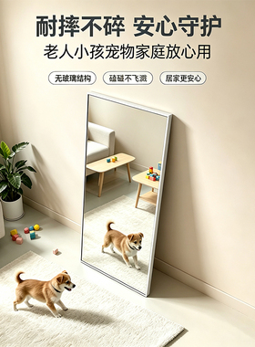 家用穿衣镜超薄轻便纳米材质镜面