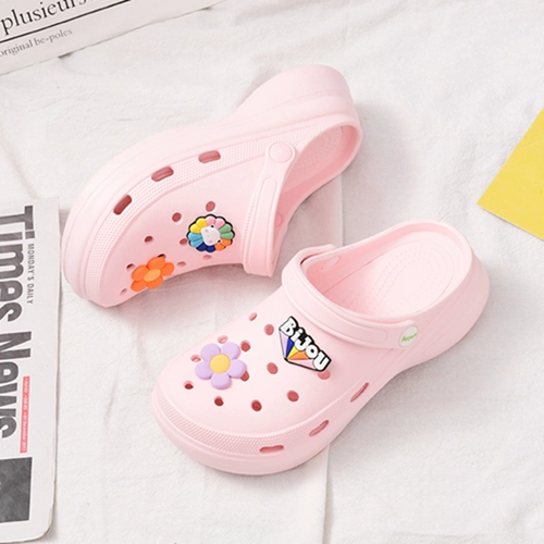 Летние высокие нескользящие сандалии на платформе, пляжная пляжная обувь, мягкая подошва