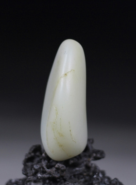 和田玉籽料原石114克正宗新疆白玉籽料肉细腻无结构把件