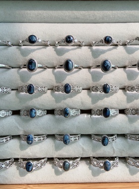 末泽［星球彼得石］小众设计轻奢天然水晶彼得石戒指可调节