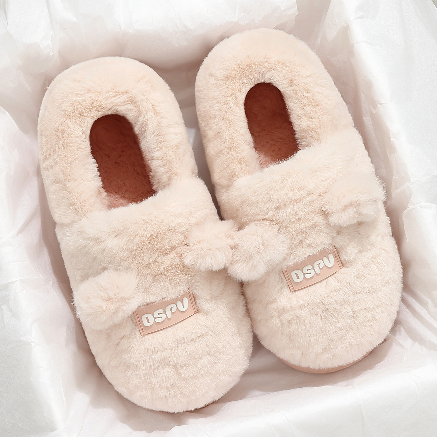 棉拖鞋女款冬季外穿2025新包跟家居室内防滑厚底保暖带后跟毛棉鞋,淘宝优惠券,粉丝福利购,淘宝优惠卷