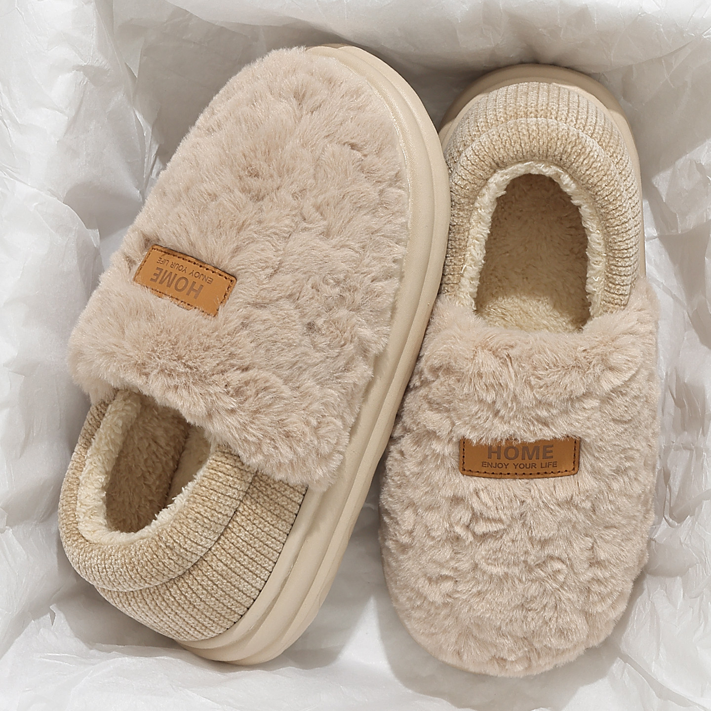 踩屎感棉拖鞋女款冬2025新款室内居家冬季包跟防滑保暖毛绒棉拖女,淘宝优惠券,粉丝福利购,淘宝优惠卷