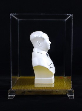 纯银摆像客厅办公室书房桌面摆件主席站相坐像伟人头像家居收藏品