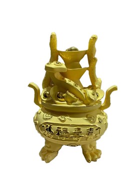 聚宝盆绒沙金大号工艺品 招财守财摆件 车行保险公司银行馈赠客户